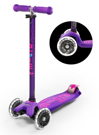 Micro Maxi Deluxe Purple Işıklı Scooter MMD066