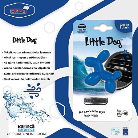 Little Dog Araba Kokusu Ocean Splash (Okyanus Sıçraması)