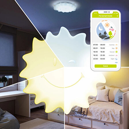 AGU BABY Akıllı Doğal Işık Lambası Agu Sun1