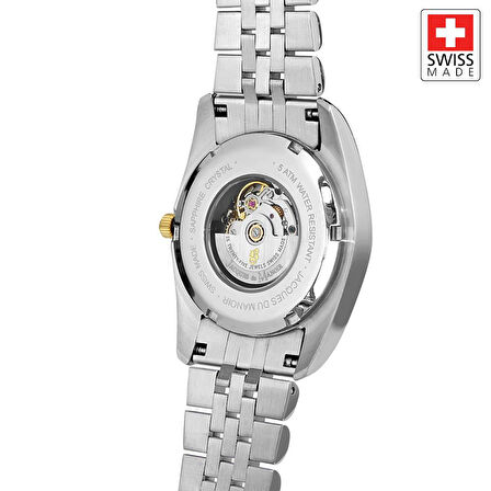 INSPIRATION JWL04103 (Sellita SW100, 25 Jewels Otomatik Mekanizmalı, Swiss Made) Kadın Kol Saati