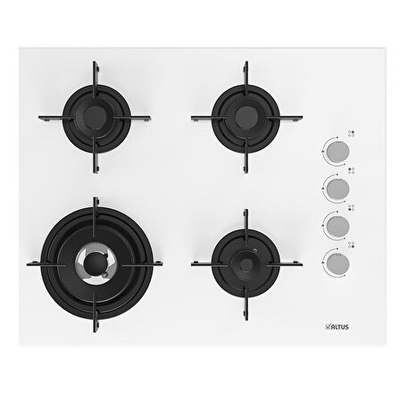 Altus ALA 189 DW Beyaz Cam Ankastre Ocak