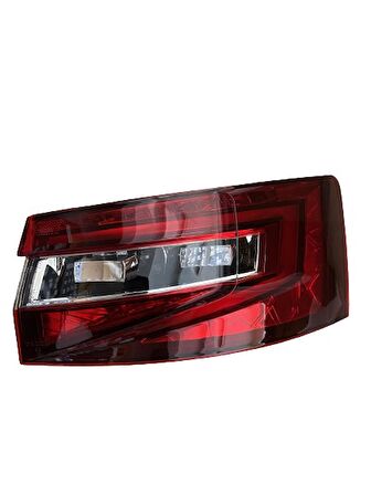 Enva Skoda Superb Sağ Arka Stop Lambası Ledli 2015--2020 Koyu Kırmızı 