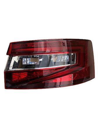 Enva Skoda Superb Sağ Arka Stop Lambası Ledli 2015--2020 Koyu Kırmızı 