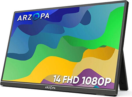  Arzopa A1S 14" Full HD 60Hz IPS Ultra İnce Taşınabilir Monitör