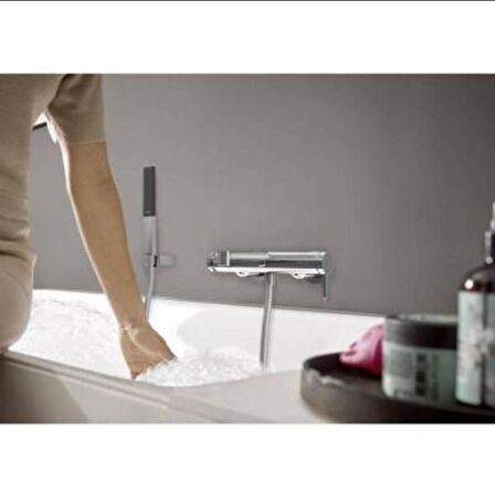 Hansgrohe Finoris 76420000 Gümüş Banyo Bataryası