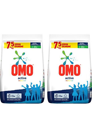 Omo Matik 7.5 Kg Active Renkliler x 2 Adet