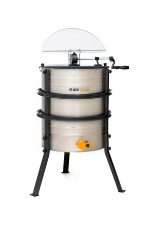 Beemach 430E Kalite 2 Teneke 4'lü Manuel Korumalı Bal Süzme Makinesi