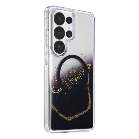 Onegif Samsung Galaxy S26 Ultra Lotus Simli Magsafe Kapak - Siyah