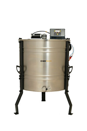 Beemach 304E Kalite 2,5 Teneke 6'lI Motorlu Zaman Ayarlı Tam Otomatik Yatarlı Bal Süzme Makinesi