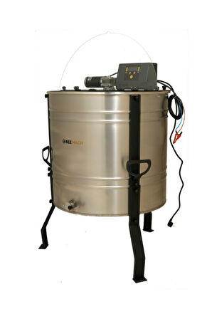 Beemach 304E Kalite 2,5 Teneke 6'lI Motorlu Zaman Ayarlı Tam Otomatik Yatarlı Bal Süzme Makinesi