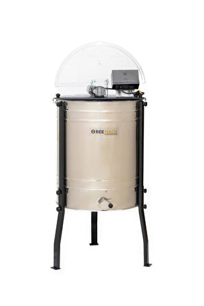 Beemach 304E Kalite 2 Teneke 4'lü Motorlu Bal Süzme Makinesi