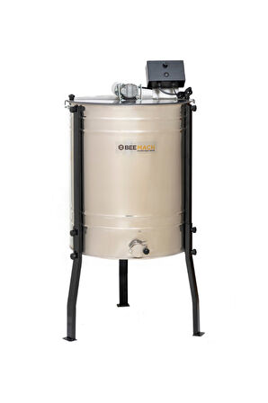 Beemach 304E Kalite 2 Teneke 4'lü Motorlu Bal Süzme Makinesi