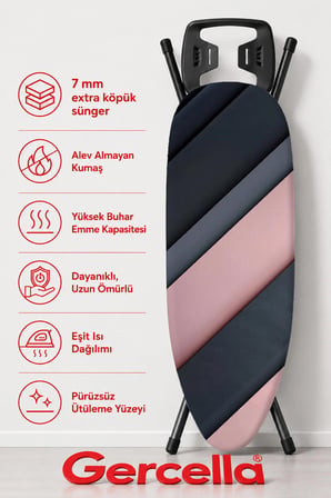 (HEDİYELİ) AURA ÜTÜ MASASI KILIFI BEZİ ÖRTÜSÜ