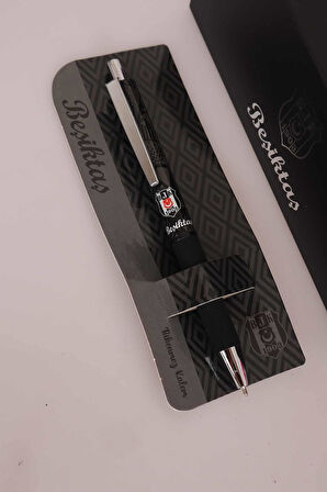 "DEKOMUS CEP DEFTERİ HEDİYELİ" LİSANSLI BEŞİKTAŞ HYBRID INK MEKANİK TÜKENMEZ KALEM