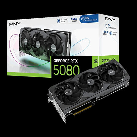 Pny Rtx 5080 16gb Gddr7 256bit Ekran Kartı (vcg508016tfxpb1-o)