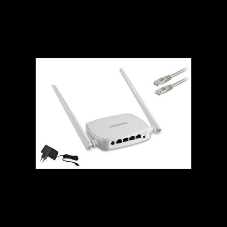 Everest Ewr-301, 4port, 300mbps, 2.4ghz Wifi, Masaüstü, Megabit, Repeater, Router, Access Point