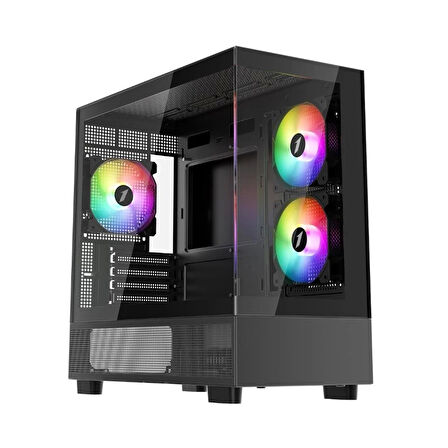 1st Player Mıku Mi5 Siyah 750w 80+ Atx 3.1 Sılver Argb 6x12cm Fan Temperli Cam Usb 3.0 M-atx Kasa