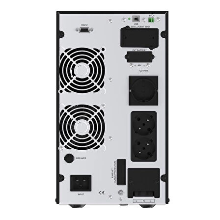 Tescom Neolıne 3kva 1f/1f (6x7ah) 4/8dk Lcd Onlıne Ups