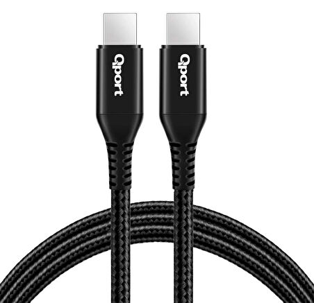Qport Q-type-c1 1.5m Type-c 100w Super Hızlı Pd Sarj Ve Data Kablosu