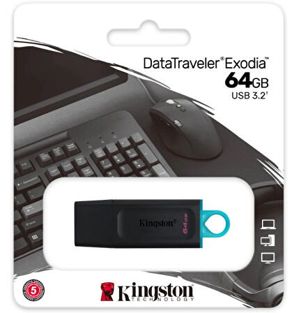 64gb Usb3.2 Gen1 Dtx/64gb Exodia Kıngston
