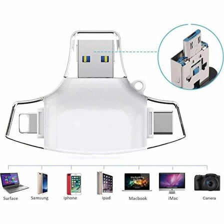 Daytona Hc06-b Çok Fonksiyonlu Usb Flash,ios-pc,