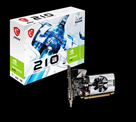 Msı N210-1gd3/lp 64bit 1gb Ddr3 Vga Dvı Hdmı 64b