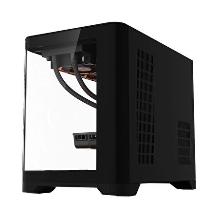1st Player Uvıew Uv6 Siyah 750w 80+ Sılver Atx 3.1 Argb 3x12cm Fan Panoramik Temperli Cam Usb 3.0 M-
