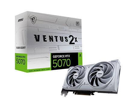 Msı Geforce 5070 12g Ventus 2x Oc Whıte 192bıt Vga