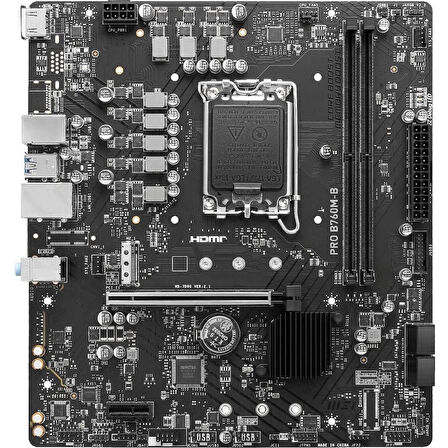 Msı Pro B760m-b Ddr4 4800(oc) Pcı-e M.2 Usb3.2 Hdmı Matx