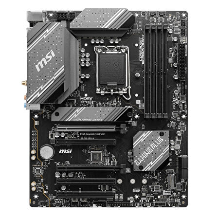 Msı B760 Gamıng Plus Wıfı D5 M.2 Hdmı Dp Lan Wifi Atx 1700p
