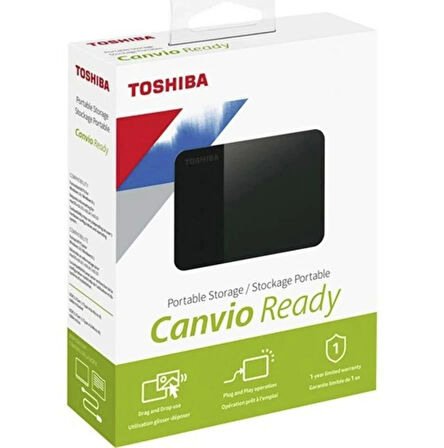 1tb Canvıo Ready 2.5"  Usb 3.0 Toshıba Hdtp310ek3aa