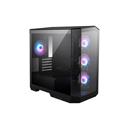 Msı Mag Pano M100r Pz Temperli Cam 3x120mm 1x120mm Argb Fan Matx Gamıng Bilgisayar Kasası Siyah