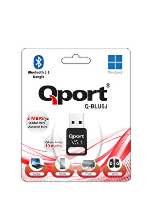 Qport Q-blu5.1 Bluetooth V5.1 Usb Adaptor