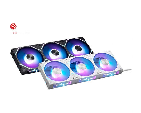 Msı Mpg Ez120 Argb Whıte-3w 3ın1 Beyaz Kasa Fanı