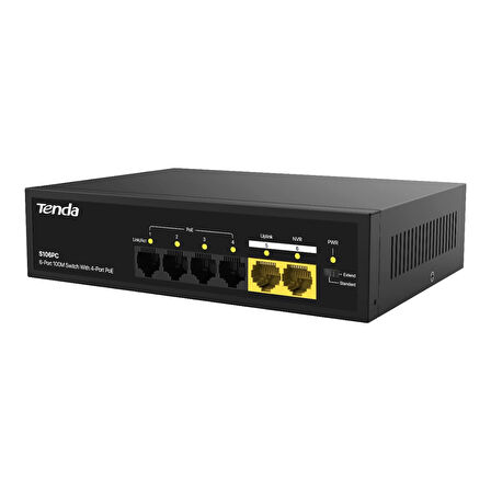 Tenda S106pc 6 Port 10/100 Poe Swıtch
