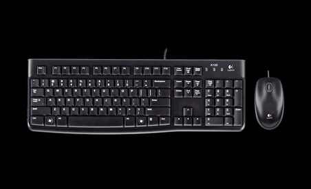 Logıtech Mk120 Tr Q Usb Kablolu Klavye Ve Mouse Set Siyah 920-002560