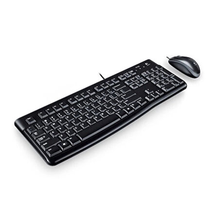 Logıtech Mk120 Tr Q Usb Kablolu Klavye Ve Mouse Set Siyah 920-002560