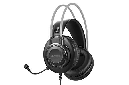 A4 Tech Fh-200u Siyah Gri Mikrofonlu Kulaklık Usb