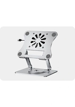 Daytona J41 360° Döner Metal Fanlı Notebook Stand,