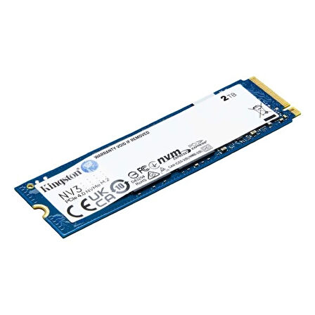 2tb Kıngston Nv3 Snv3s/2000g 6000/5000mb/s M.2 Nvme Pcıe 4.0