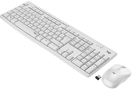 Logıtech Mk295 Kablosuz Set Sessiz Usb Beyaz 920-010089