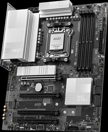 Msı Pro B850-p Wıfı Am5 Ddr5 8200mhz(oc) Hdmı 3x M.2 Usb 10gbs 5g Lan Wı-fı 7 Atx