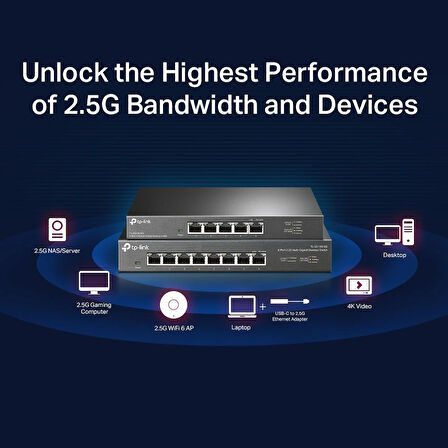 Tp-lınk Tl-sg105-m2 5port 10/100/1000 Yönetilemez Swıtch