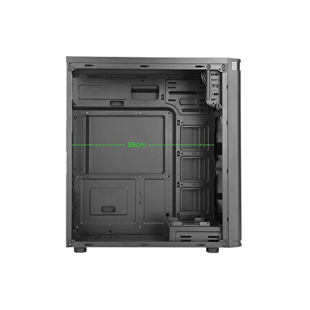 Frısby Fc-2905b 400w 1x120mm Fan Usb 3.0 Midi Tower Siyah Kasa