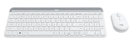 Logıtech Mk470 Q Tr Ince Kablosuz Klavye Mouse Set Beyaz 920-009436
