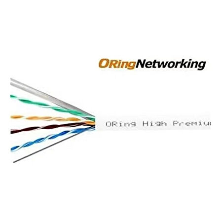 Orıng Rw-u0605wh U/utp Cat6 23awg Lszh 250mhz 500 Metre Bakır Beyaz Renk Network Kablosu