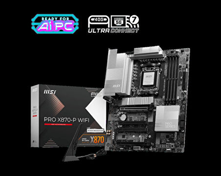 Msı Pro X870-p Wıfı Amd X870 Soket Am5 Ddr5 8200