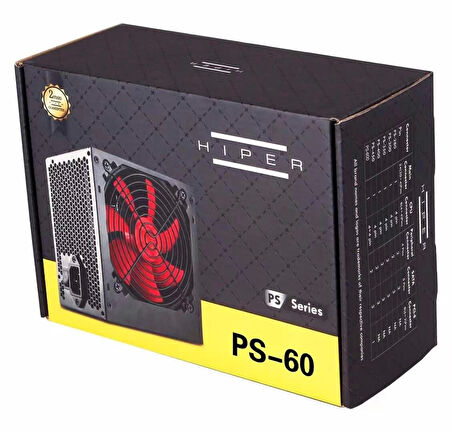 Hıper Ps-60 600w 12 Cm Fan Power Supply