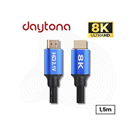 Daytona A5094 1,5m Hdmı Kablo,8k,uhd 2.1v 48gps