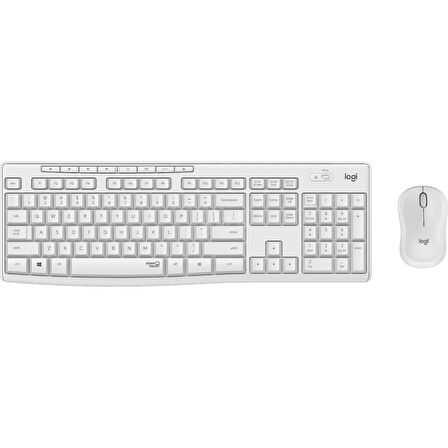 Logıtech Mk295 Q Tr Sessiz Kablosuz Klavye Mouse Set Beyaz 920-010089